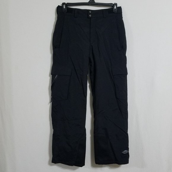 Columbia Mens Snow Pants GRT Small Black Snowboard